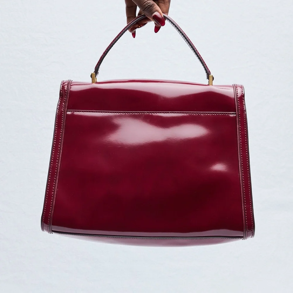 Tory Burch Patent Juliette‎ Top Handle Bag Condition